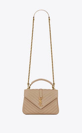 Saint Laurent MEDIUM COLLEGE IN QUILTED LEATHER