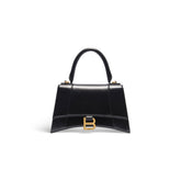 Balenciaga WOMEN'S HOURGLASS SMALL HANDBAG BOX IN BLACK