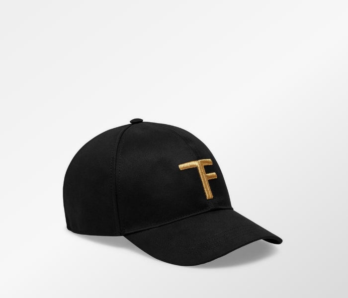 Tom ford CANVAS CAP BLACK/GOLD