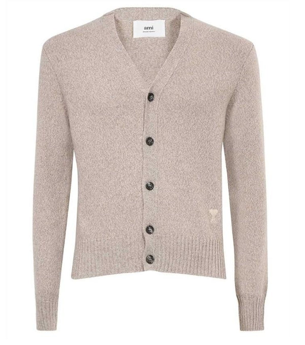 Ami Tonal Ami De Coeur Cardigan Champagne