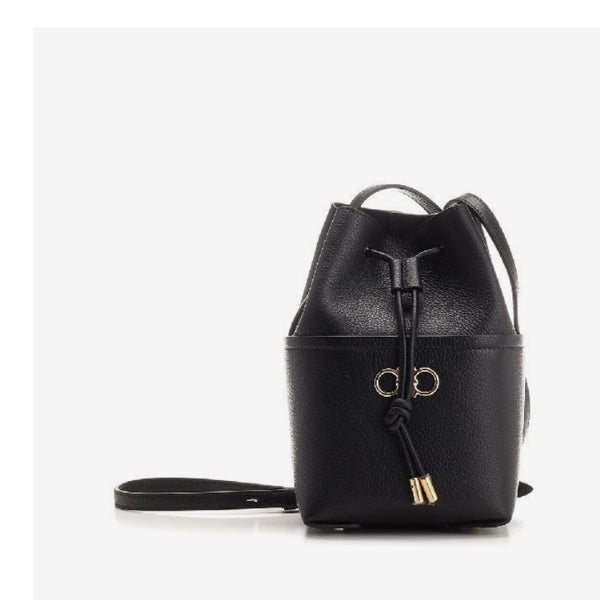 Ferragamo Gancini mini bag Black