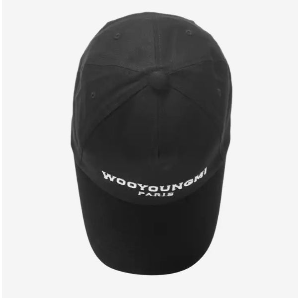 Wooyoungmi Black Embroidered Ball Cap