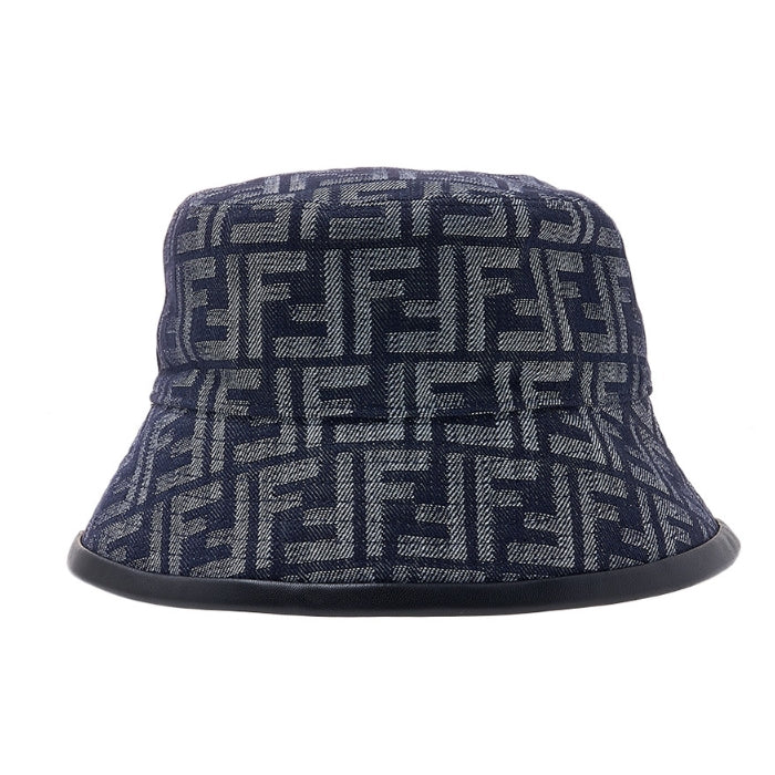 Fendi FF jacquard fabric bucket hat Black