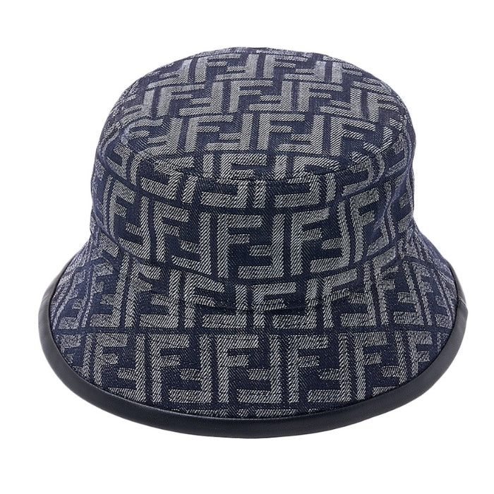 Fendi FF jacquard fabric bucket hat Black