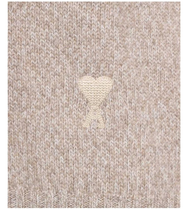 Ami Tonal Ami De Coeur Cardigan Champagne