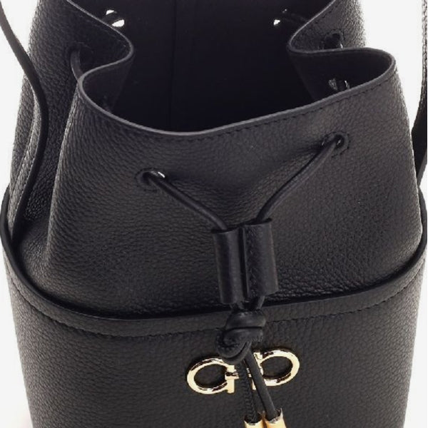 Ferragamo Gancini mini bag Black