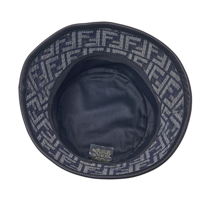 Fendi FF jacquard fabric bucket hat Black