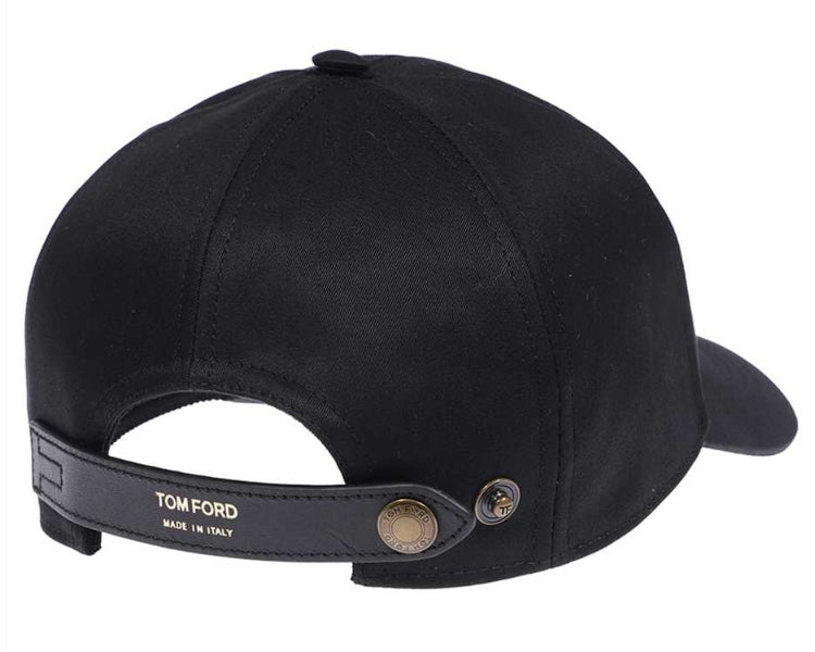 Tom ford CANVAS CAP BLACK/GOLD