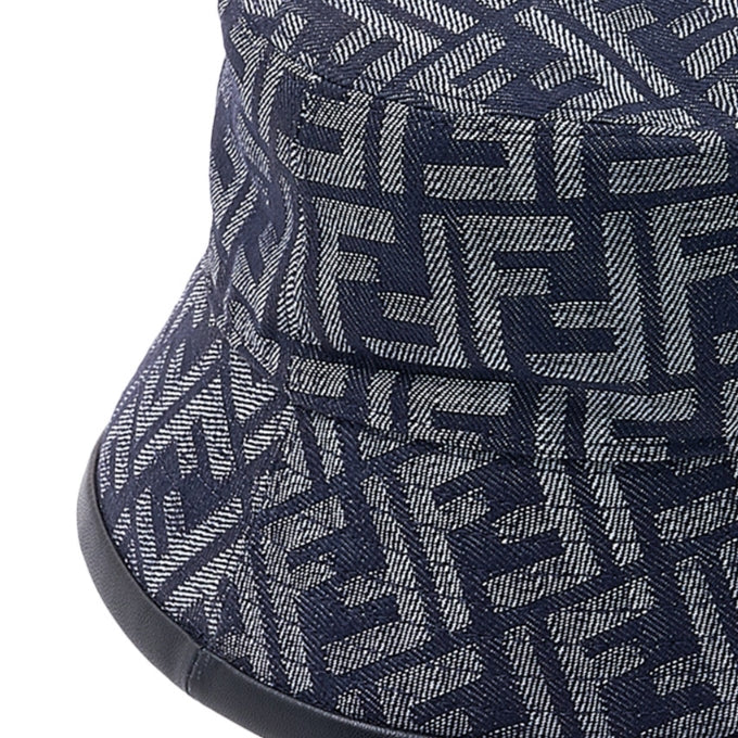 Fendi FF jacquard fabric bucket hat Black