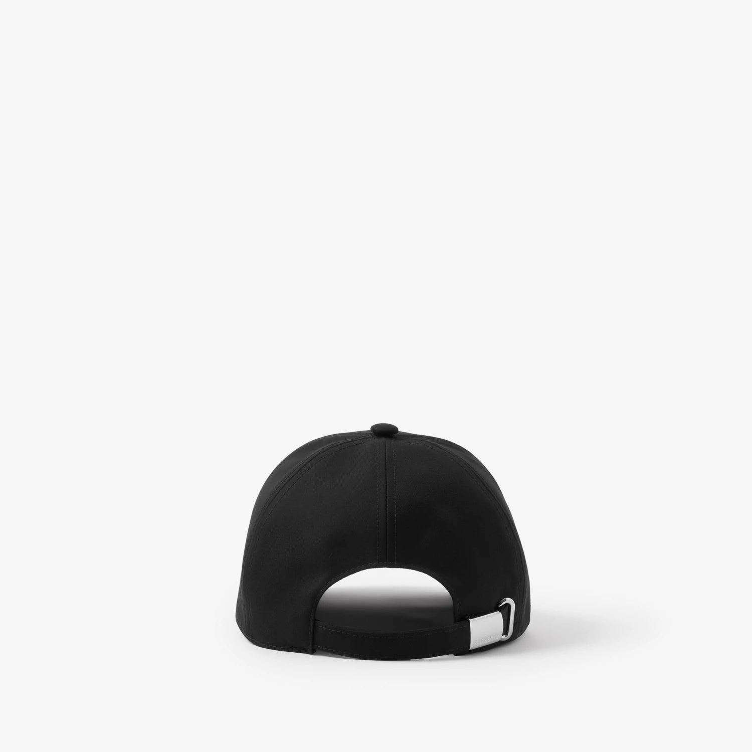 Burberry Monogram Motif Cotton Twill Baseball Cap Black