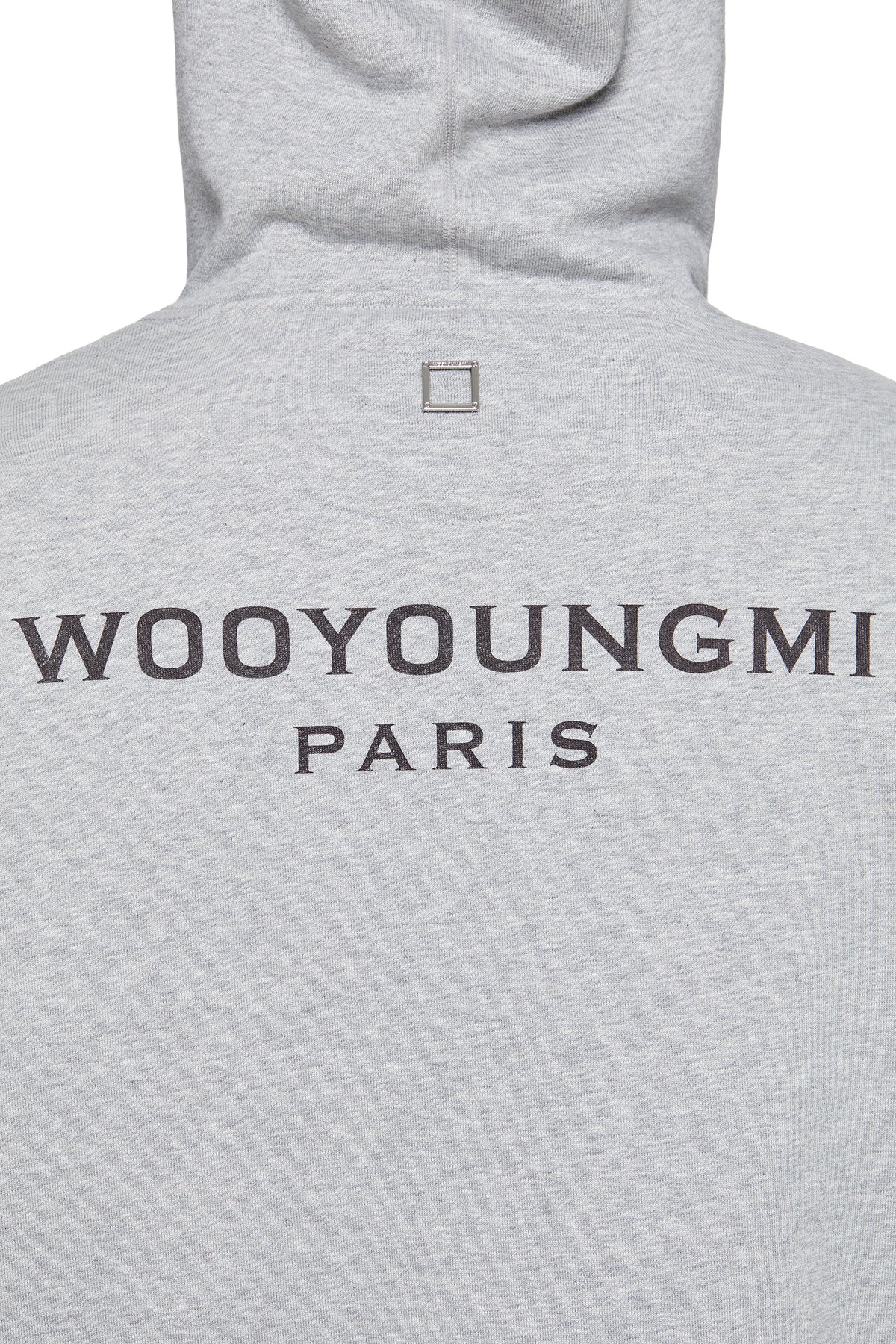 WOOYOUNGMI Gray Back Logo Hoodie