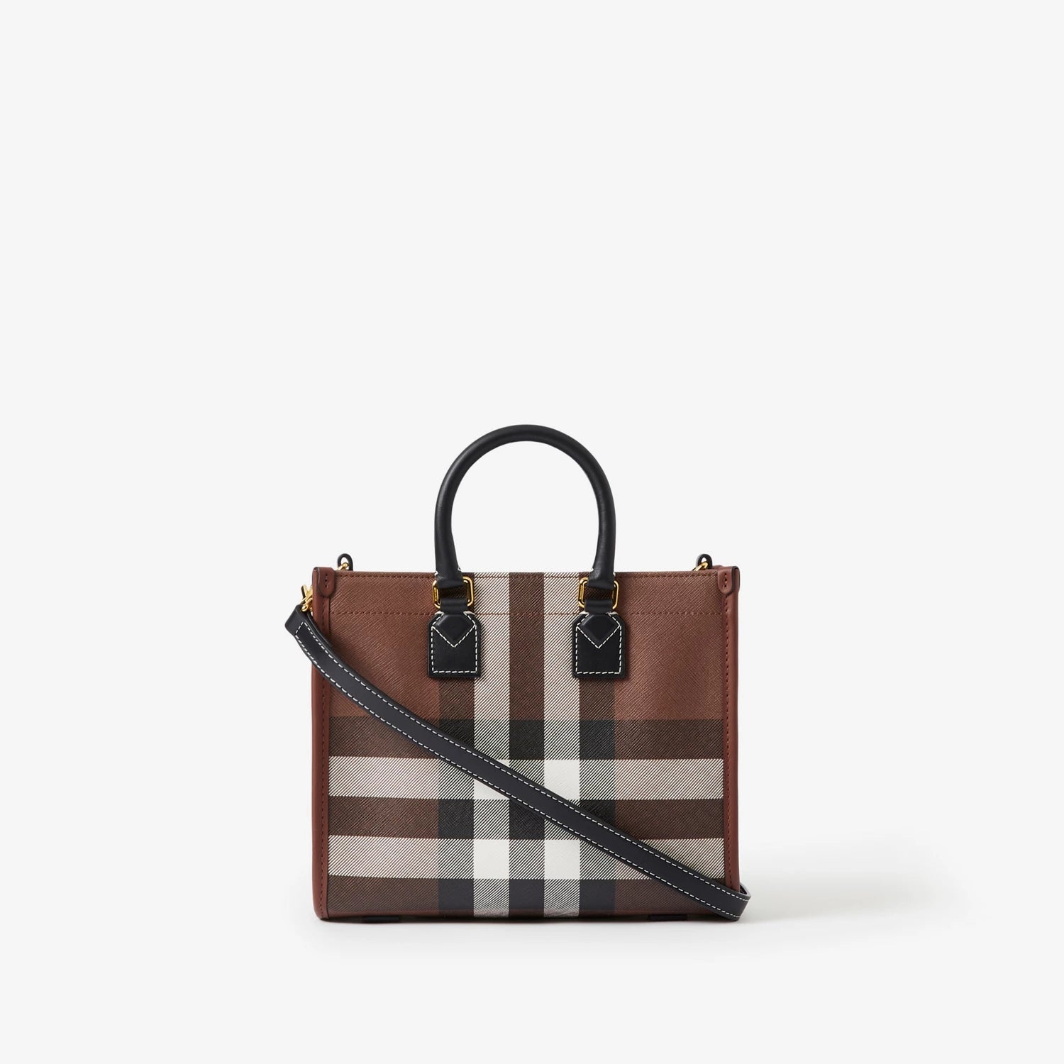 Burberry Mini Freya Tote Birch Brown