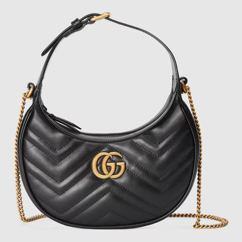 Gucci - GG Marmont Half Moon Shaped Mini Bag