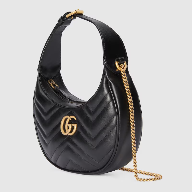 Gucci - GG Marmont Half Moon Shaped Mini Bag