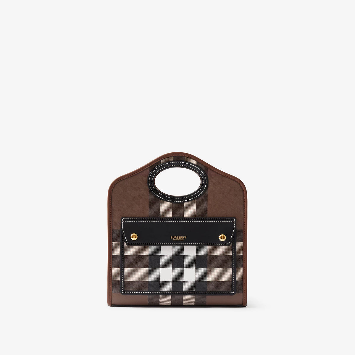 Burberry Mini Pocket Bag Dark Brown