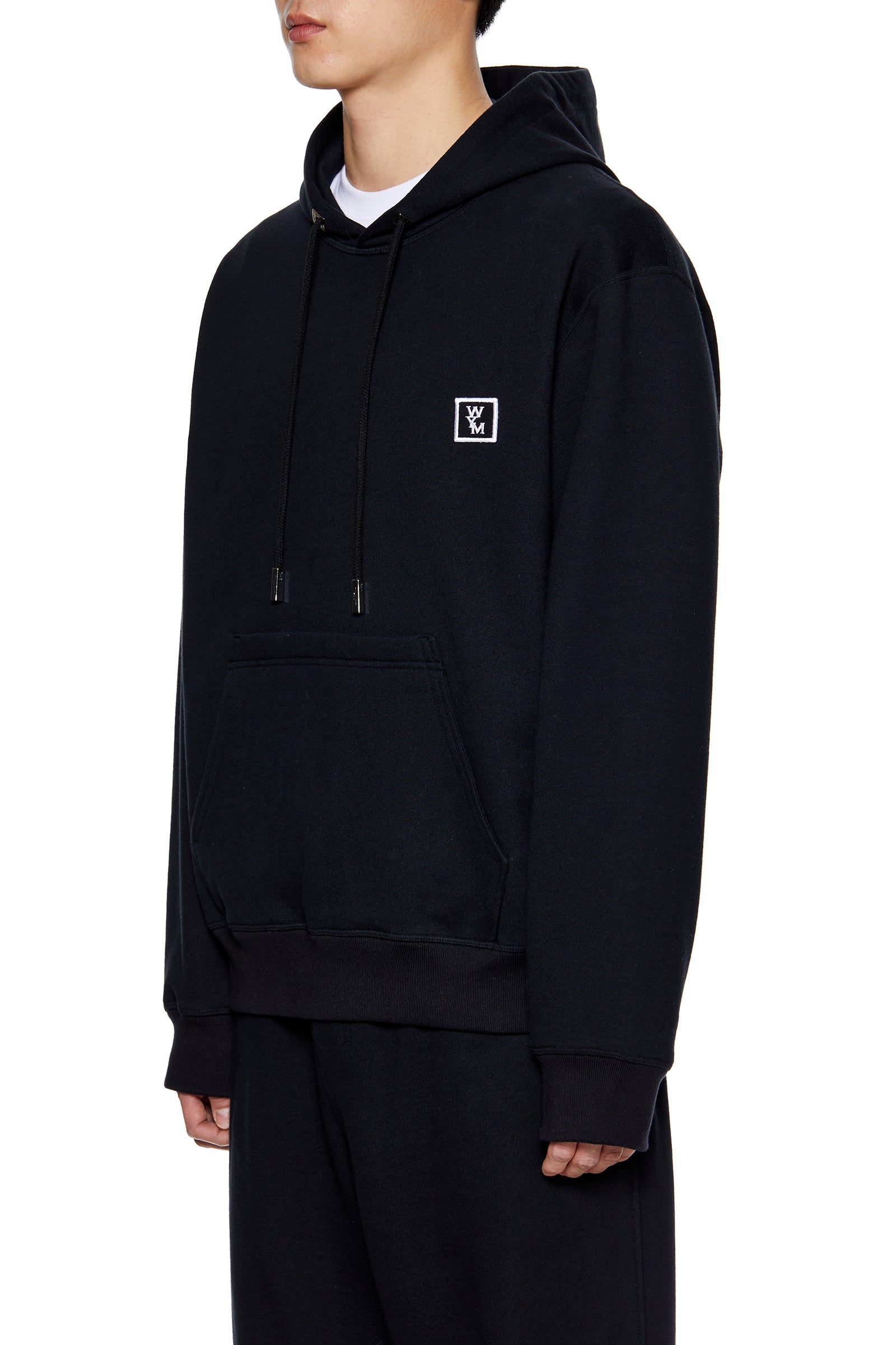 WOOYOUNGMI Black Back Logo Hoodie