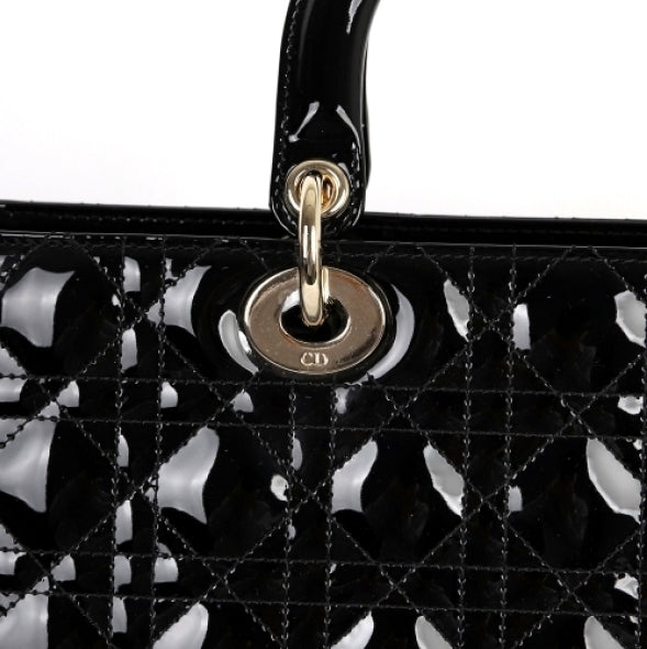 Dior Large Patent Bag