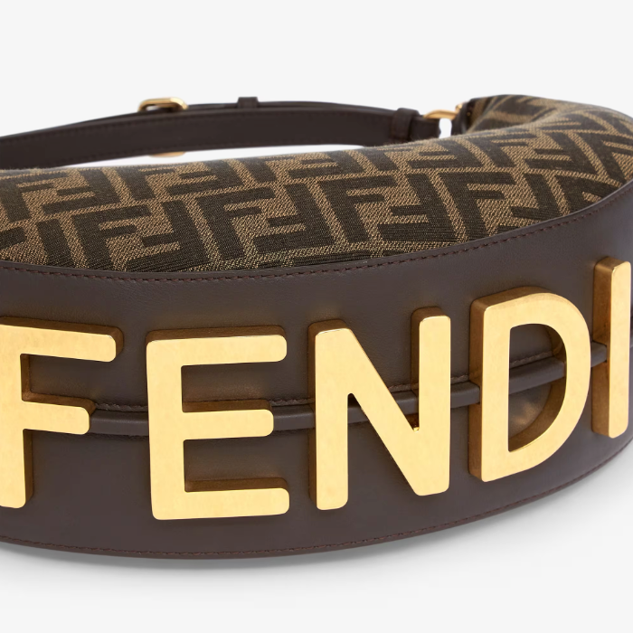 Fendi Fendigraphy Small Bag (Brown FF)