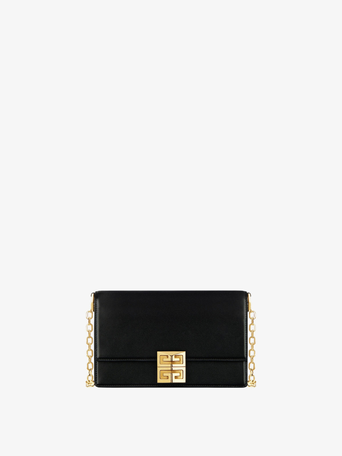 Givenchy Small 4G bag in Box leather with chain gold