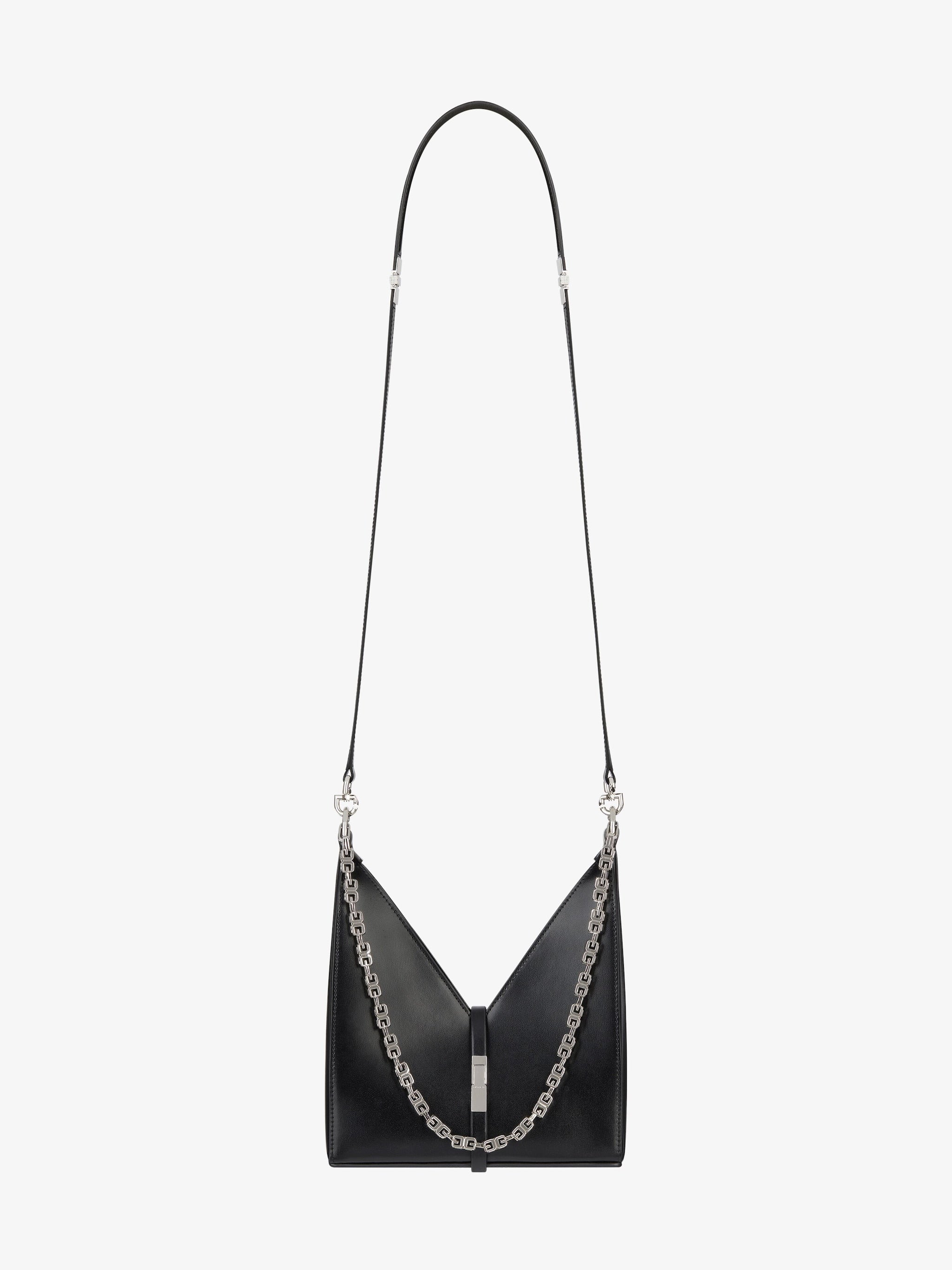 Givenchy Mini Cut Out bag in Box leather with chain