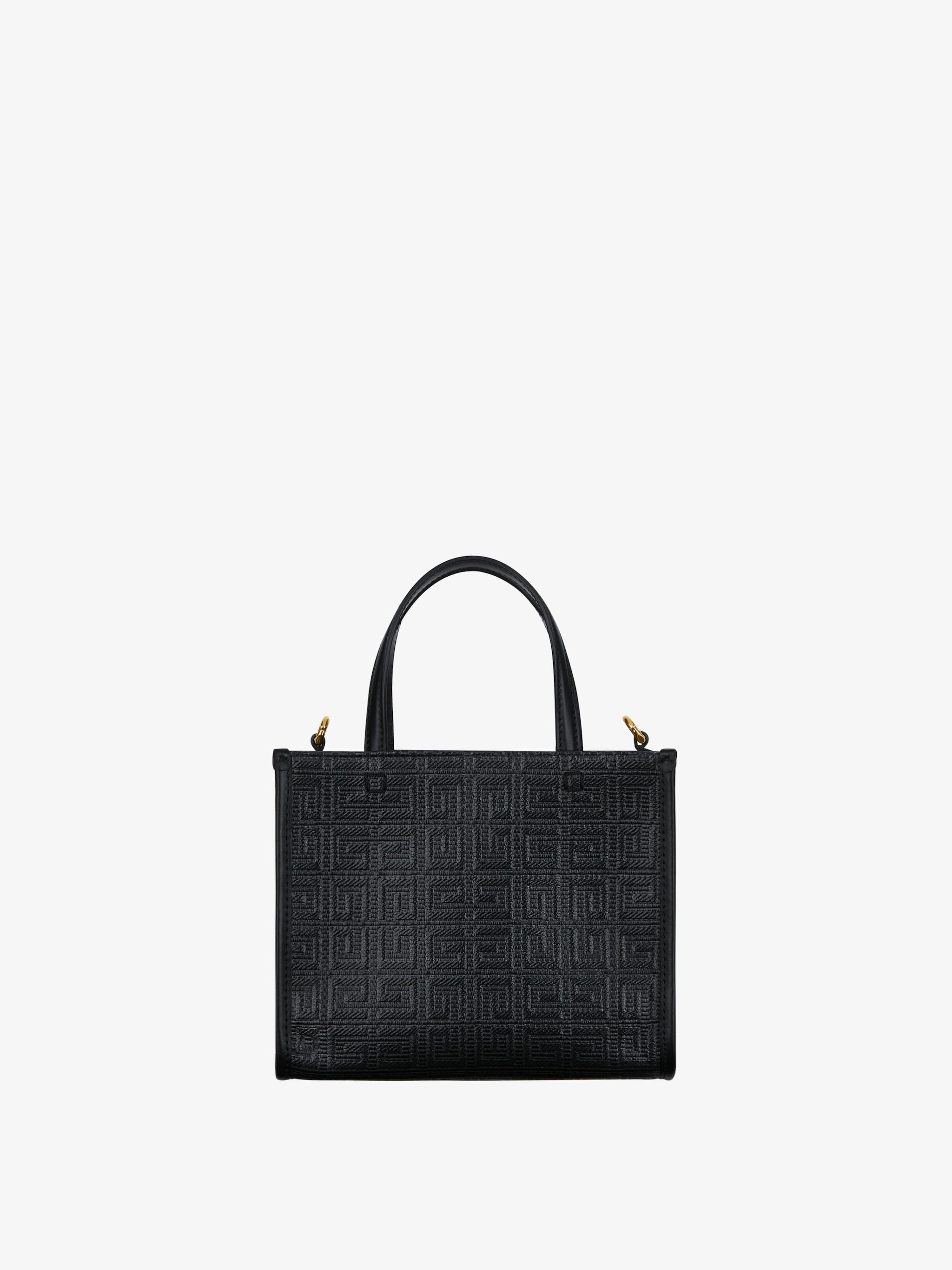 Givenchy Mini G-Tote shopping bag in 4G coated canvas Black