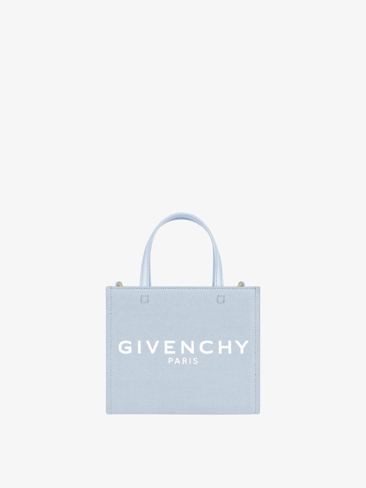 GIvenchy Mini G-Tote shopping bag in canvas Cloud Blue