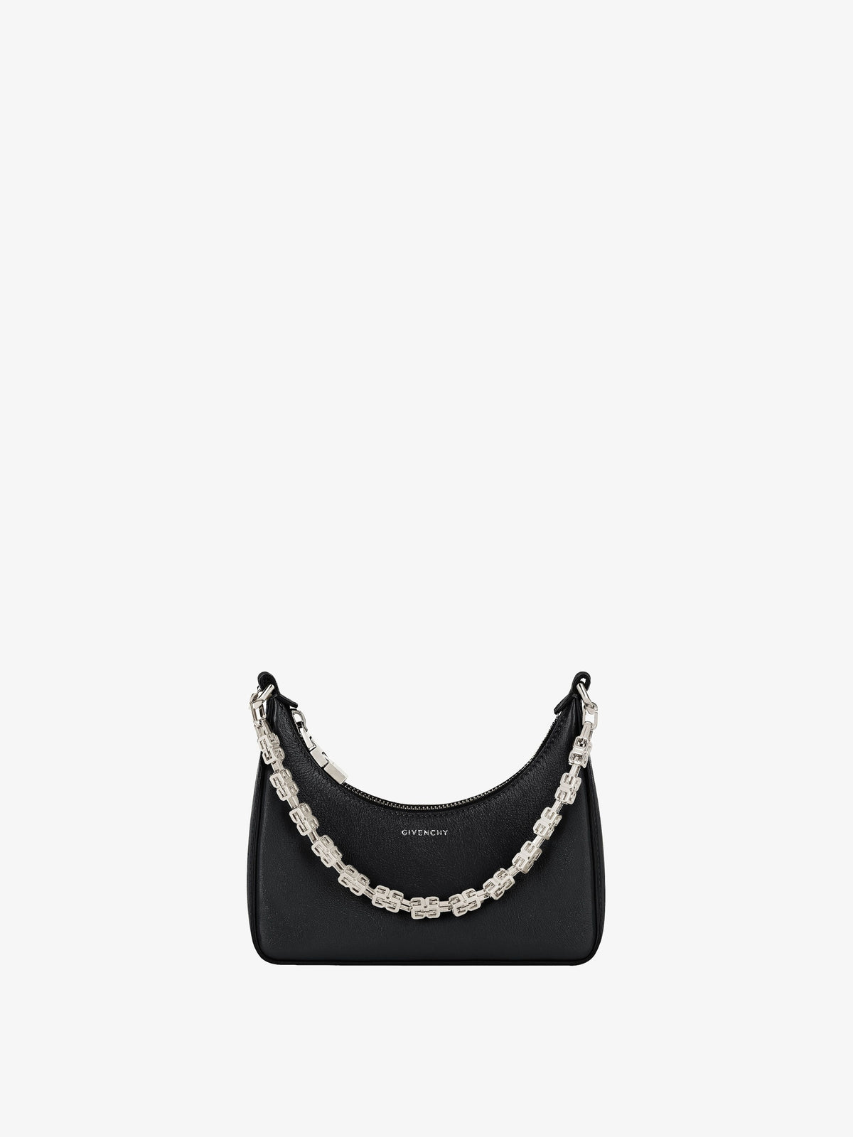 Givenchy Mini Moon Cut Out bag in leather with chain Black