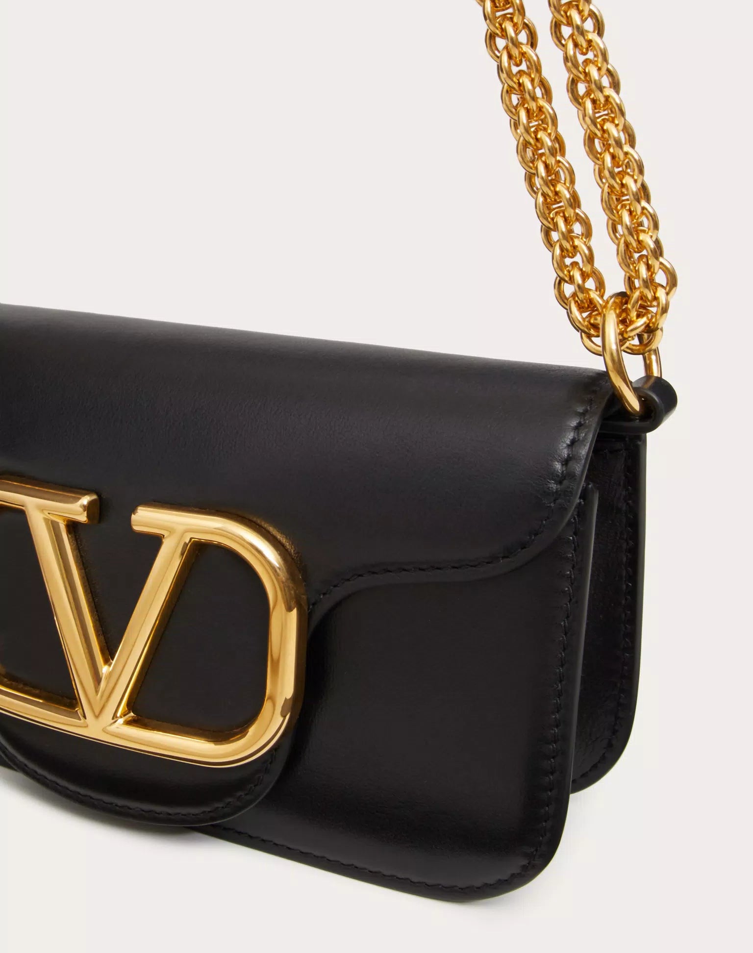 VALENTINO LOCÒ SMALL SHOULDER BAG IN CALFSKIN