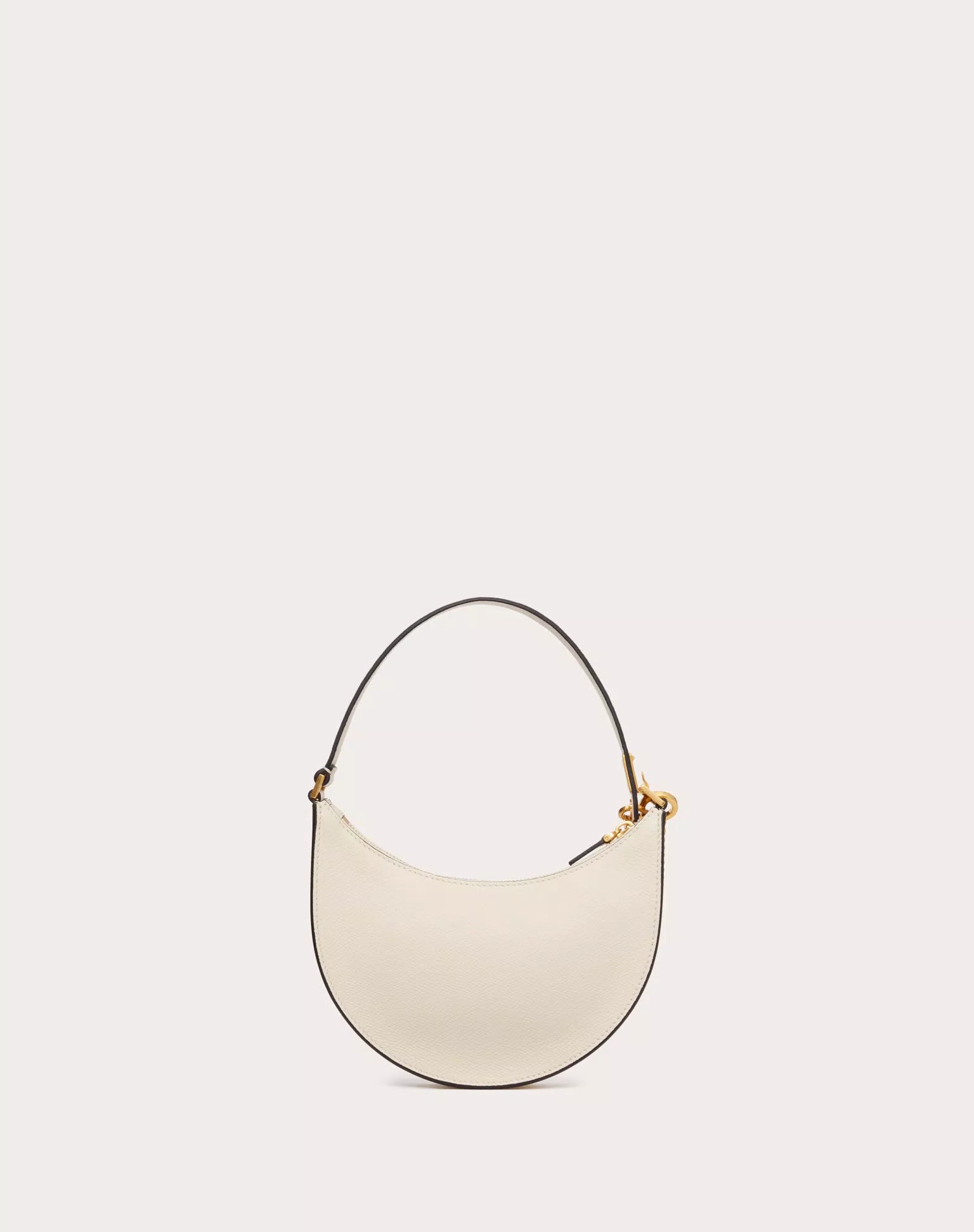 VALENTINO MINI VLOGO SIGNATURE GRAINY CALFSKIN HOBO BAG