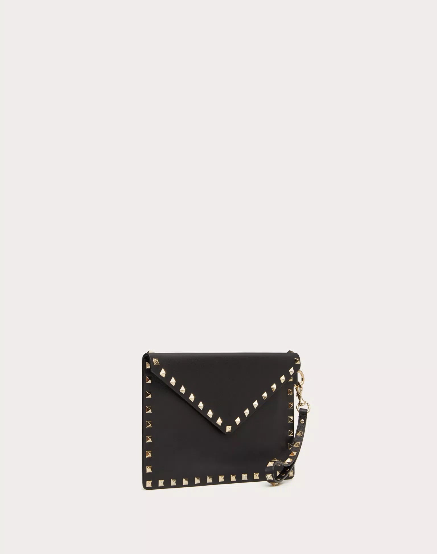 VALENTINO ROCKSTUD CALFSKIN POUCH