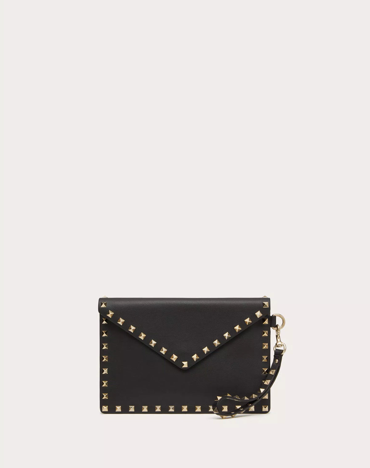 VALENTINO ROCKSTUD CALFSKIN POUCH