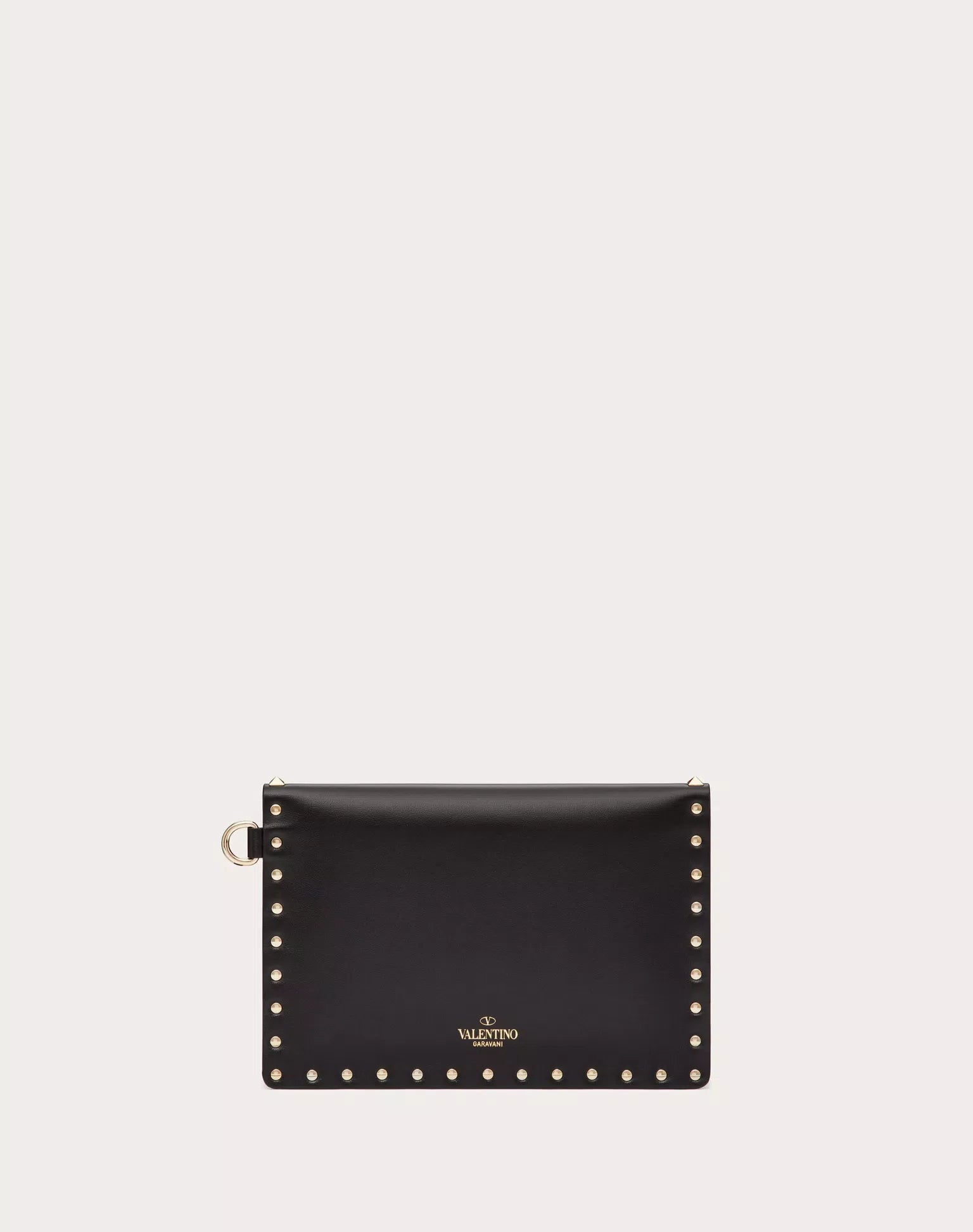 VALENTINO ROCKSTUD CALFSKIN POUCH