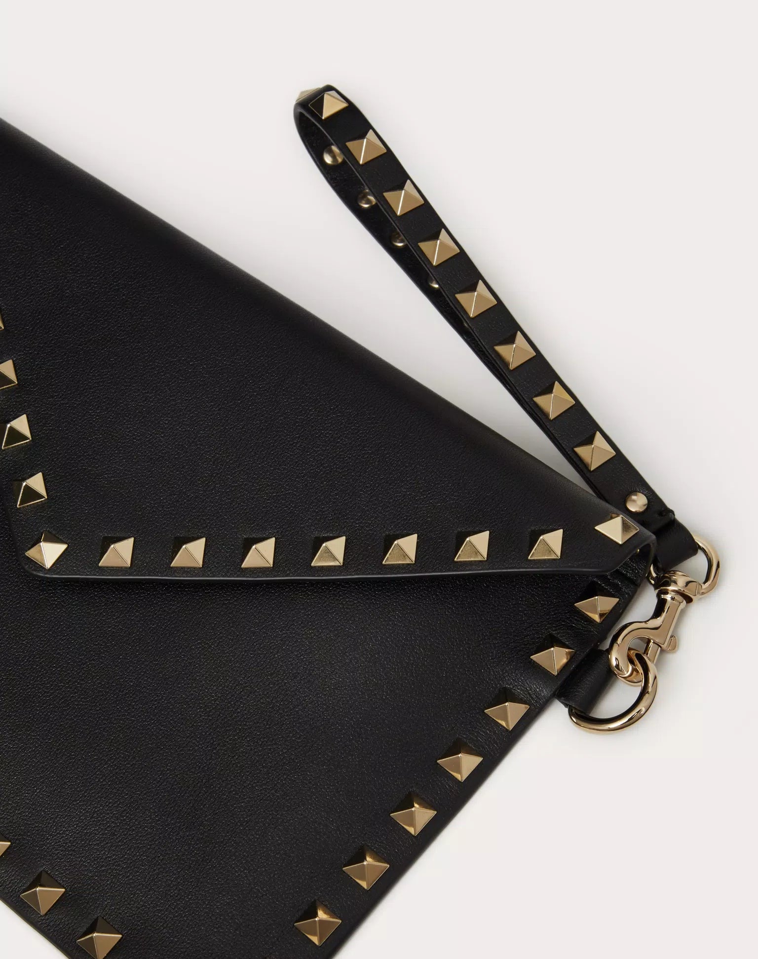 VALENTINO ROCKSTUD CALFSKIN POUCH