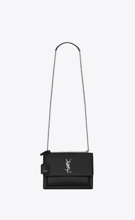 Saint Laurent MEDIUM SUNSET IN SMOOTH LEATHER