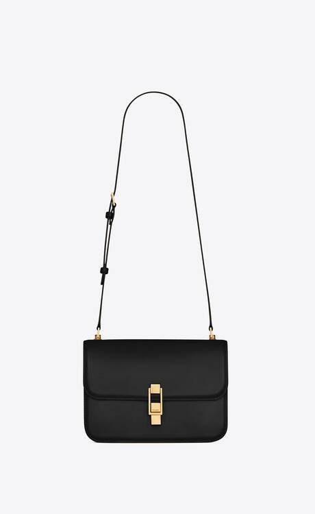 Saint Laurent LE CARRÉ SATCHEL IN BOX SAINT LAURENT LEATHER