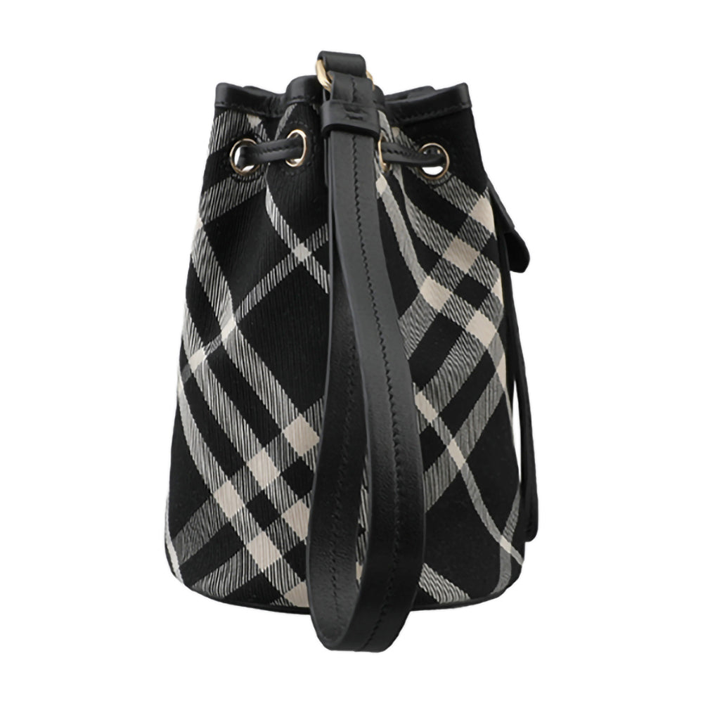 Burberry check drawstring pouch