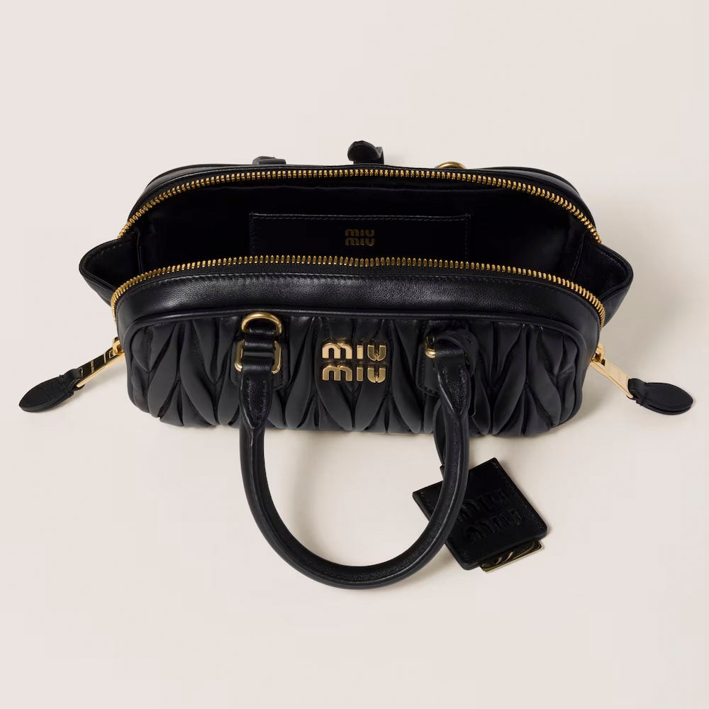 Miu Miu Arcadie matelassé nappa leather mini-bag