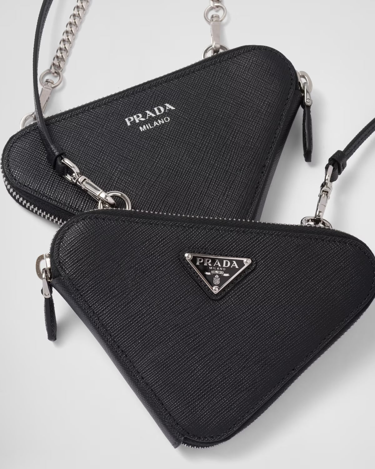 PRADA Saffiano leather mini pouch