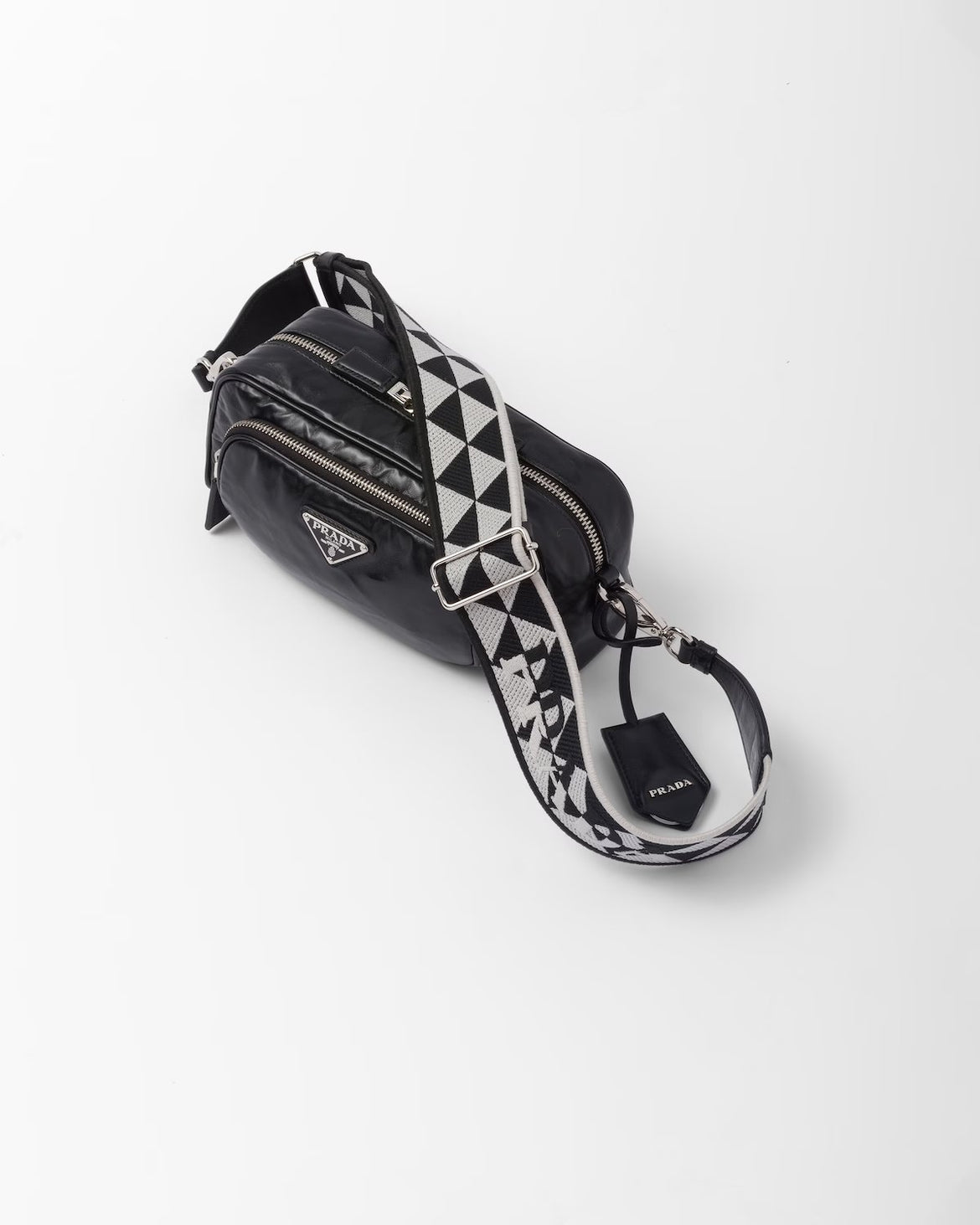 Prada Nappa antique leather multi-pocket shoulder bag – JUNO LUXE