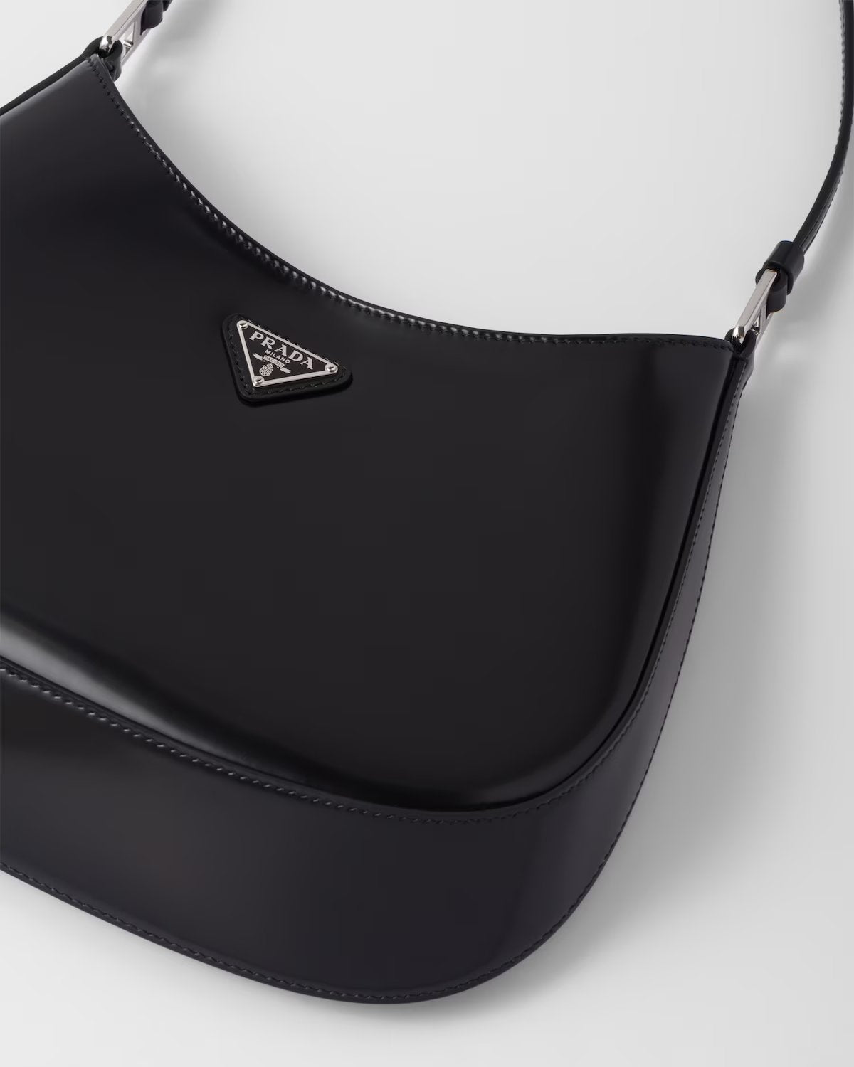 Prada Cleo brushed leather shoulder bag