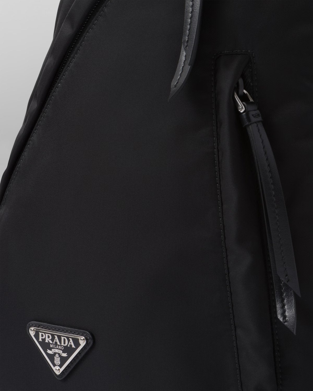 Prada Re-Nylon and leather backpack