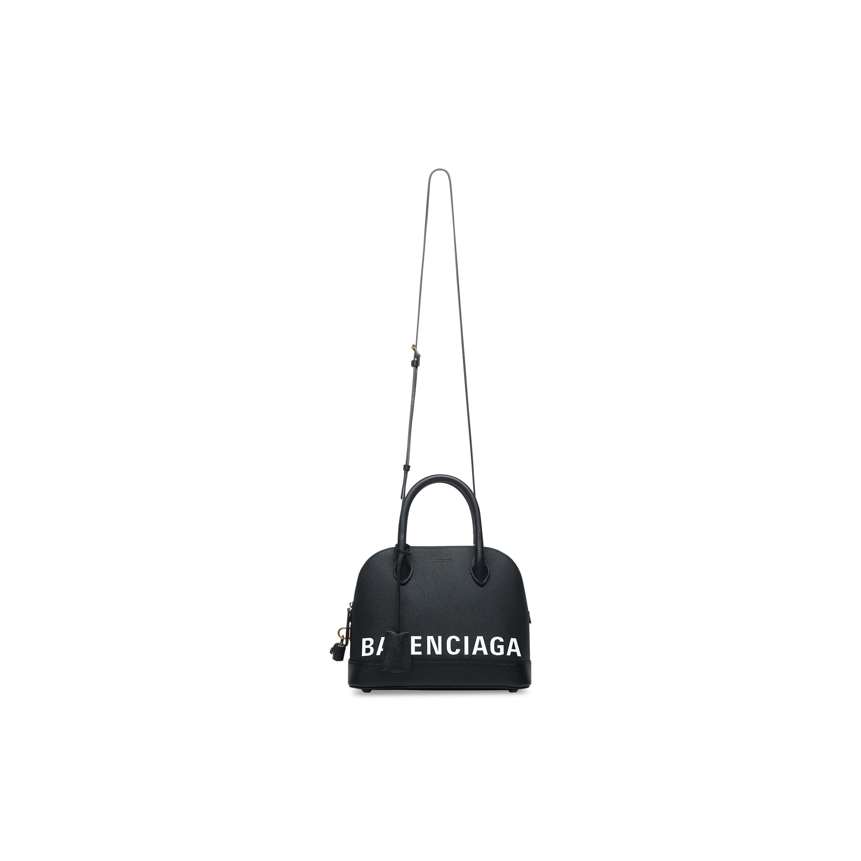 Balenciaga WOMEN'S VILLE SMALL HANDBAG IN BLACK