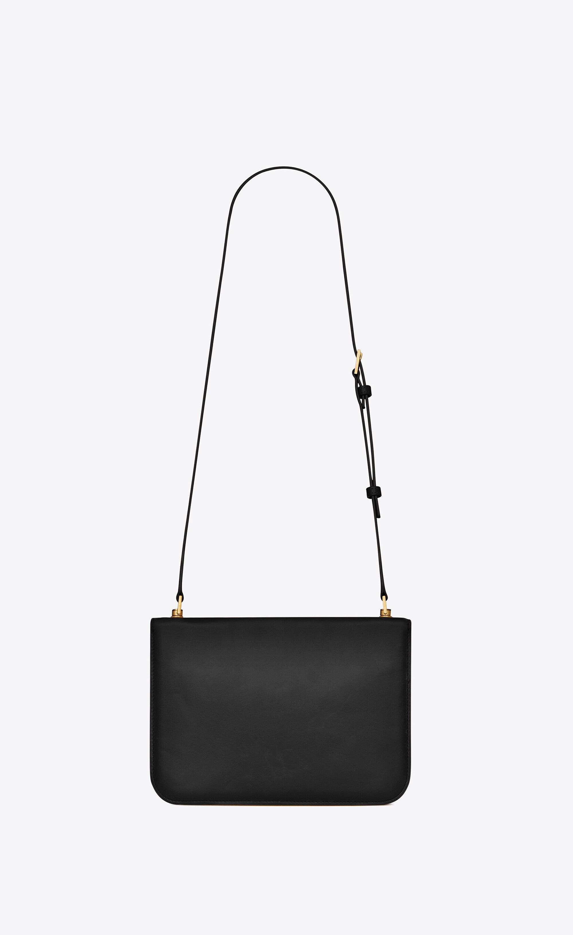 Saint Laurent LE CARRÉ SATCHEL IN BOX SAINT LAURENT LEATHER