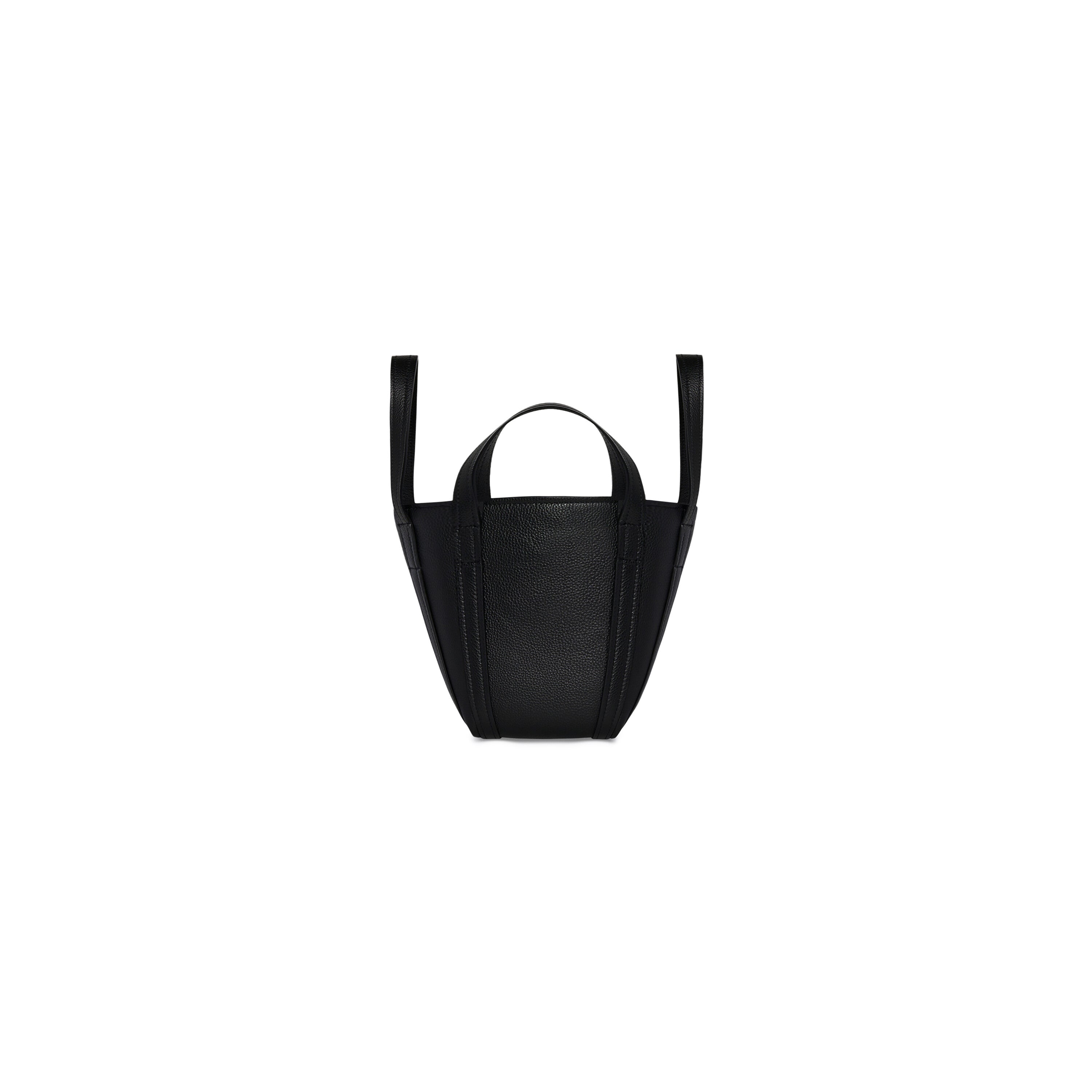 Balenciaga WOMEN'S EVERYDAY XS NORTH SOUTH SHOULDER TOTE BAG IN BLACK