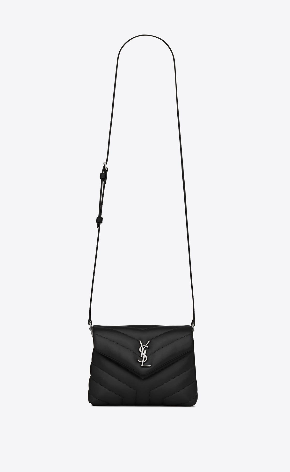 Saint Laurent LOULOU TOY STRAP BAG IN QUILTED Y LEATHER