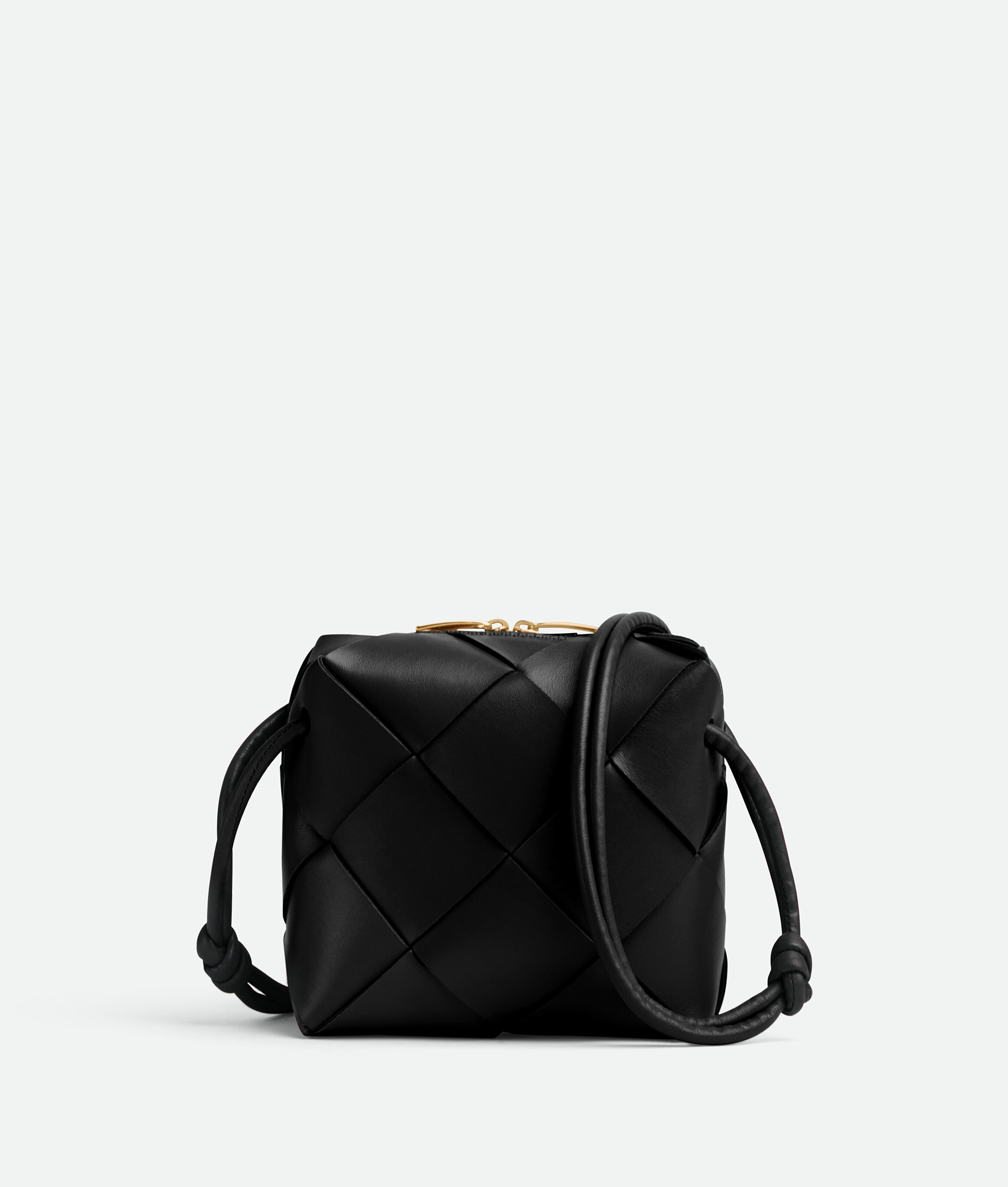 Bottega Veneta Mini cassette Camera Bag Black