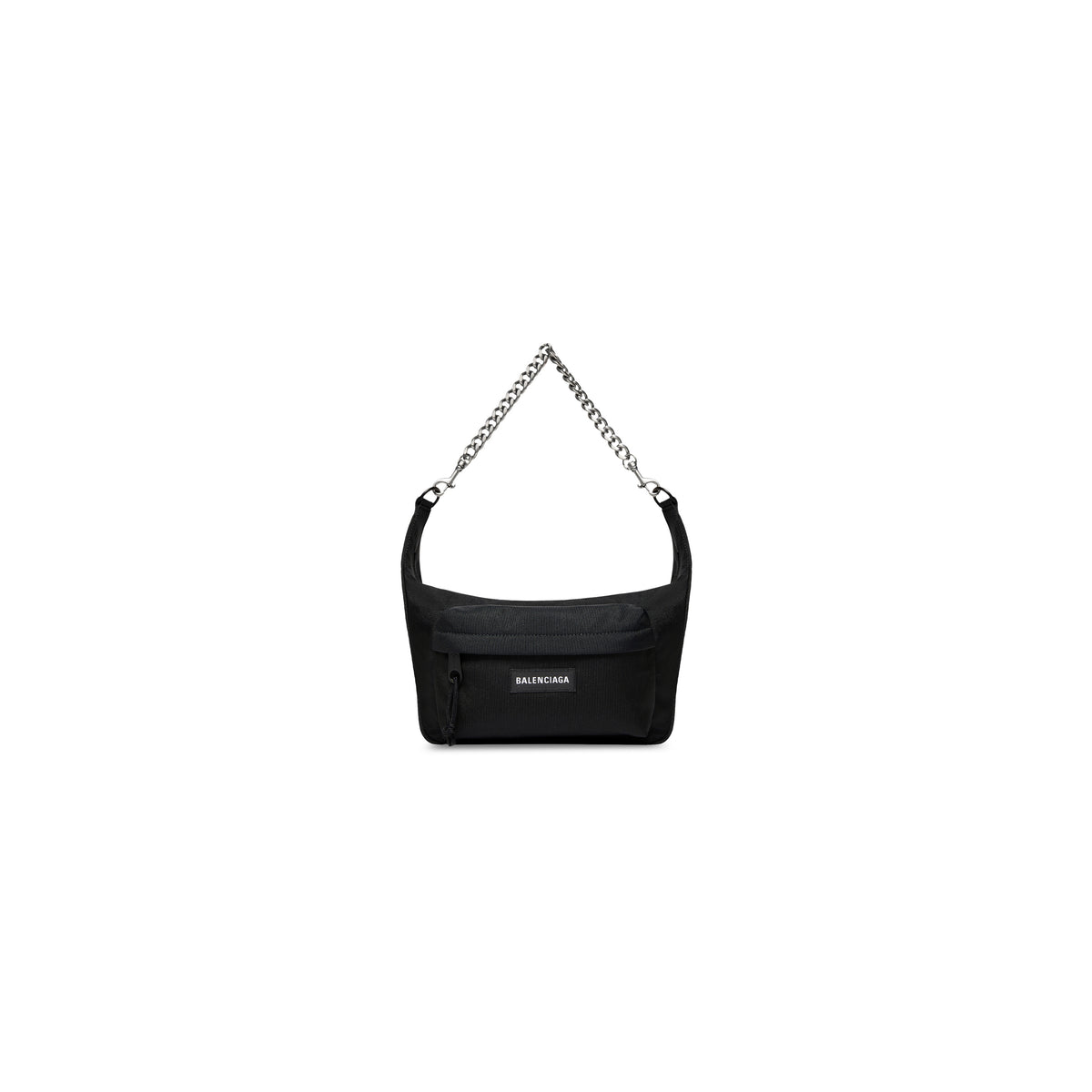 Balenciaga RAVER MEDIUM BAG WITH CHAIN IN BLACK