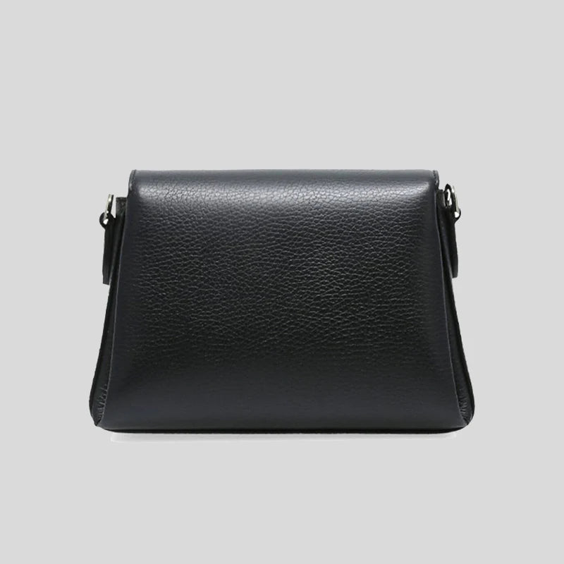 GUCCI - Dollar Calfskin Interlocking GG Small Crossbody Bag Black